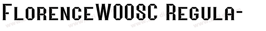 FlorenceW00SC Regula字体转换